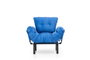 Atelier Del Sofa Nitta Single - Sillón de orejas Azul